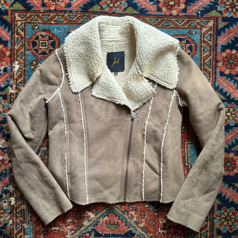 NWOT Faux Suede Winter Jacket